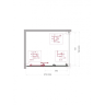 Душевой уголок BELBAGNO UNO-195-AHF-31-100/80-C-Cr